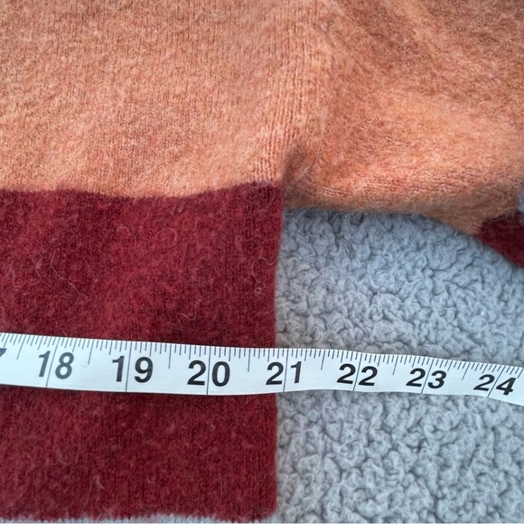 Madewell Sweater womens S Crofton Striped Pullover Cozy Yarn Wool Alpaca comfy - Picture 13 of 15